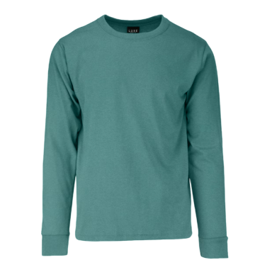 Adult Garment Dye Long Sleeve Emerald (GDLS-100)